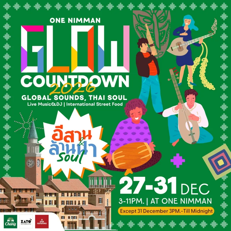 One Nimman Glow Countdown 2026 in Chiang Mai