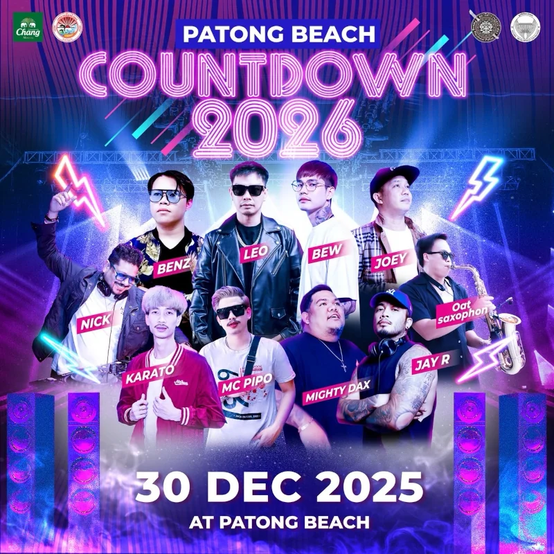 Patong Beach Countdown 2026