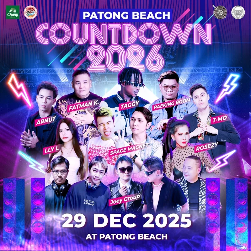 Patong Beach Countdown 2026