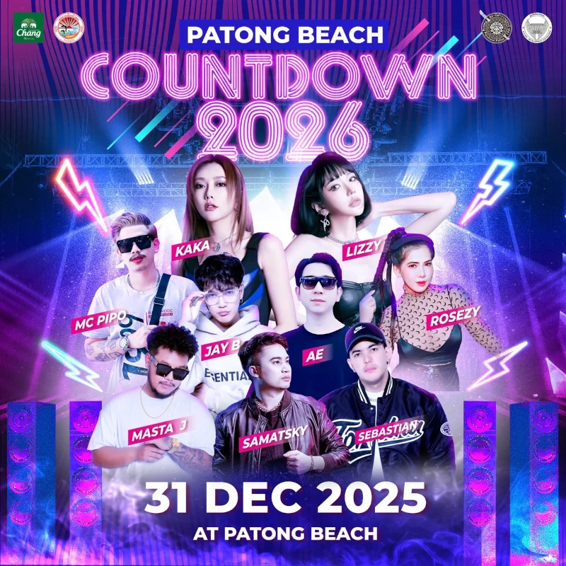 Patong Beach Countdown 2026